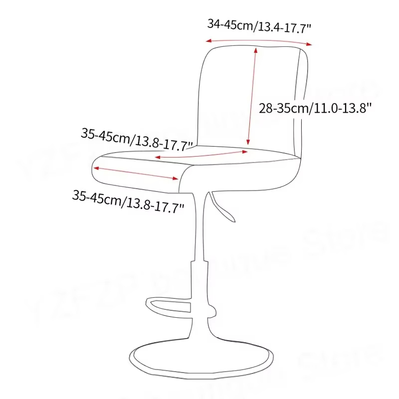 ปลอกหุ้มเก้าอี้บาร์แบบยืด ผ้าแ - Home Bar Lounge บทวิจารณ์และราคา