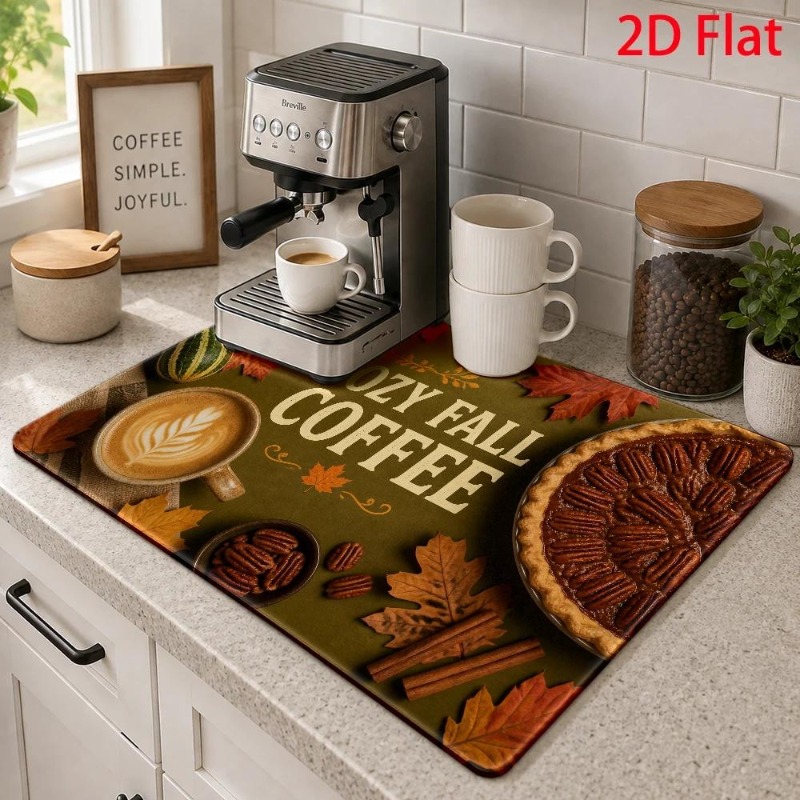 แผ่นรองกาแฟ ลายไม้เท้าลูกกวาดฤ - Bar Mat Rubber บทวิจารณ์และราคา